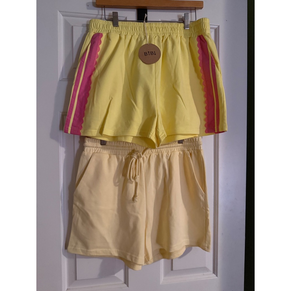 BOGO NWT Boutique shorts BIBI NWT size LG, other pr size L White Willow
